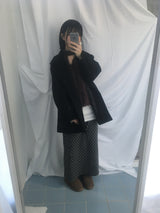 フェアリーハイネックボタンコート