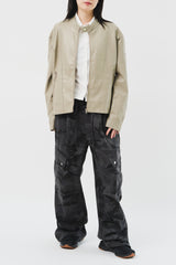 Bella Biker Leather Jacket (2color)