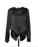 glad oil satin tie bl