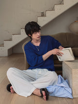 Etri Two-Tuck Banding Slacks