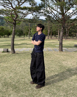 ゴーバーノンフェードカーブドデニムパンツ