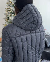 Panel crop duck down lightweight padding