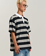 939 SMALL LOGO POLO T-SHIRTS (NAVY/GRAY)