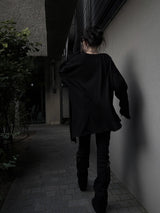 unbalanced loose-fit long sleeves (3color)