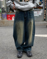Double back pocket denim pants