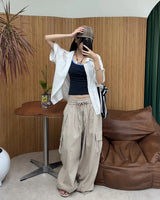 Lean Color Matching Line Sleeveless