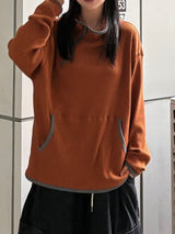 knit diagonal zipper hoodie