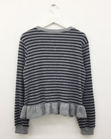 Demme Mohair Frill Cardigan (2color)