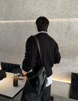  Belerice Henry Neck Cable Overfit Knit