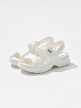 Pepper Salt Sandals - White