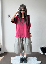 Delight Double-Coated Sturdy Nylon Bermuda Shorts  3 Colors 