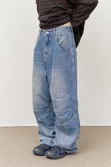 True Biker Wide Denim