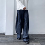Midnight Navy Extra-Wide Trousers