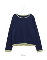 [BAONHAUS] ルーヴェン ストライプ カラーマッチング ロングスリーブ Tシャツ