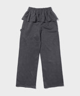 ピグメントフリルスカートパンツ チャコール