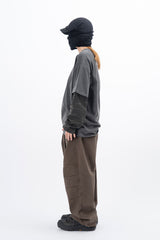 Eco Knee Incision カーブワイドパンツ