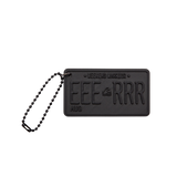 EEERRR ナンバープレートキーチェーン (ブラック)