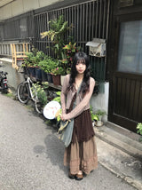 プルーレイヤードワンピース