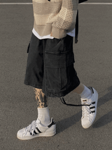 Citi Denim Cargo Bermuda Pants