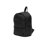 padded mini backpack - black            