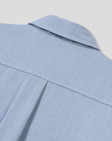 (UNISEX) Piece Stripe Over Shirt