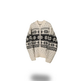 [F/W] Snow nordic knit zip up(3color)