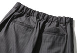 Stripe Bermuda Pants (Dark Grey)