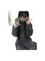 Bonju double half hood coat (2color)