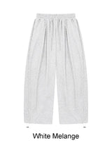 ベロ ピンタック ワイド スウェットパンツ