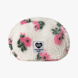MELLOTORY PATTERN HANDY POUCH (FLOWER IVORY)