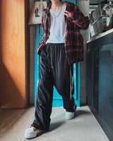 Spell velour track string pants