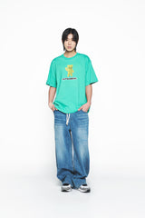 25SS エイリアンベアショートスリーブTシャツ ライトグリーン