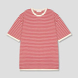 ASCLO アローンミニボーダー半袖ニット (5color)