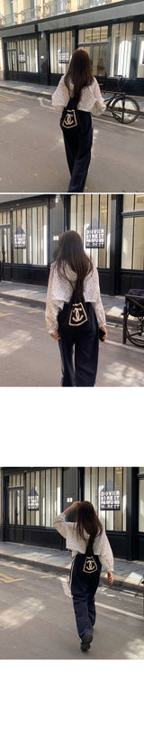 [MADE] Kanti Lace Track Wide Pants