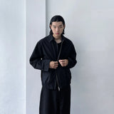 Checked Zip Shirt Jacket