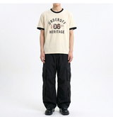 Essential Standard Short Sleeve Ringer T-shirt Vintage Cream