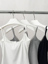 Henry Lace Sling Pure Sleeveless T-shirt