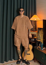 シムズ ニット カフド ショートスリーブ Tシャツ 9カラー