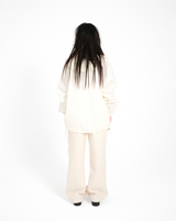 hooded mix wind jacket (cream)