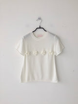 flower corsage half knit
