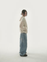 Felid handle denim pants -3C