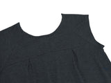 ピンタックワッフルフレアドレス  / gray