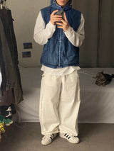アノラックデニムベスト　３色