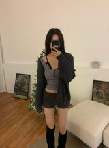 ミウフォールディングニットショートパンツ