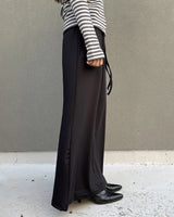  CUT LONG SKIRT (BLACK) WOMENS