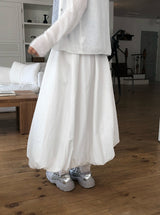 Koran Pocket Banding Balloon Long Skirt