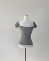 ハッケンリボンレーストップ (light gray)