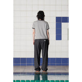 ロゴ リンガー Tシャツ / GREY