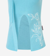 Ruby flower one shoulder sleeveless knit