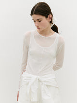 NUBASIC テンセルTシャツセット アイボリー